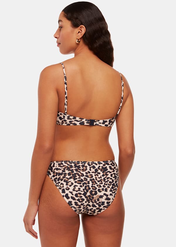 Leopard Print Animal Printed Bikini Top