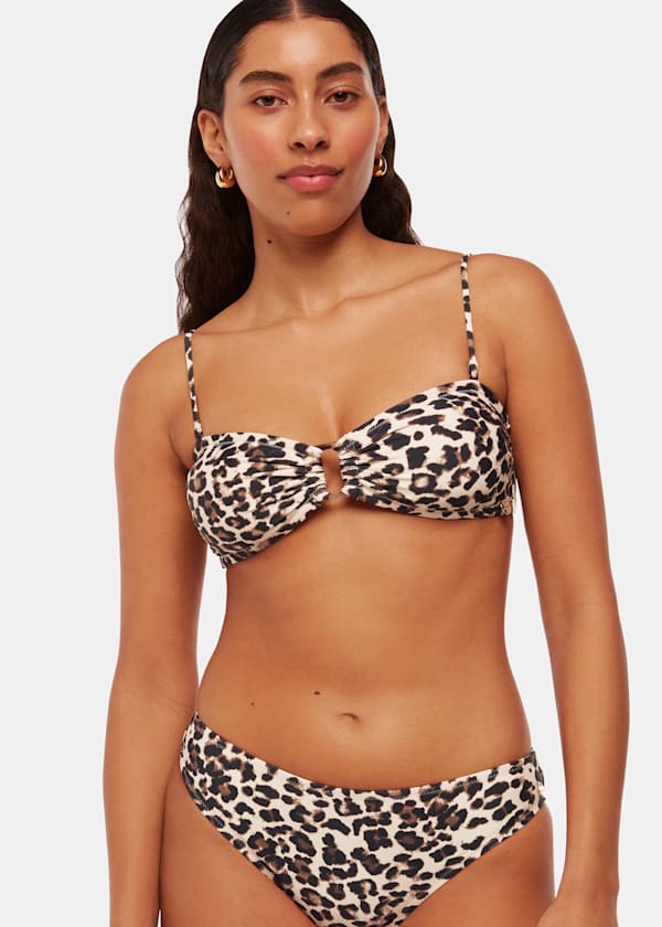 Leopard Print Animal Printed Bikini Bottom