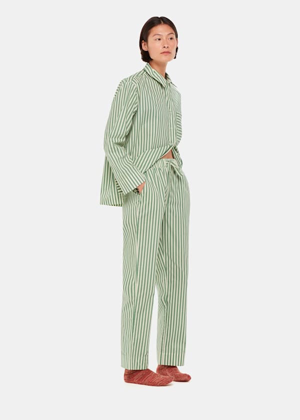 Multicolour Cotton Stripe Pyjama Bottom