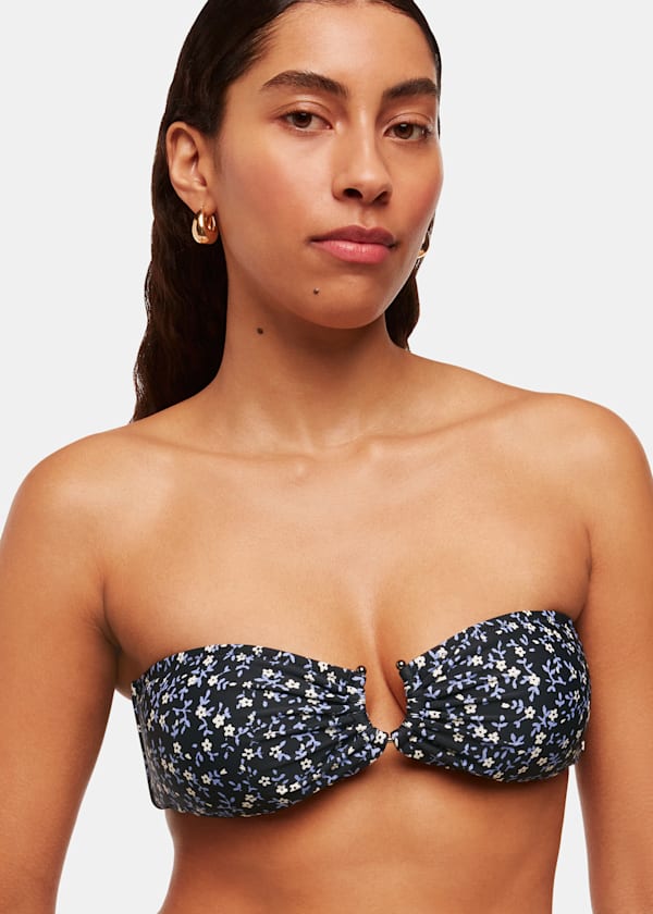 Black Forget Me Not Bandeau