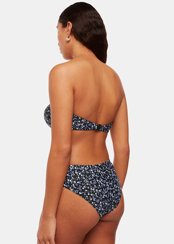 Black Forget Me Not Bandeau