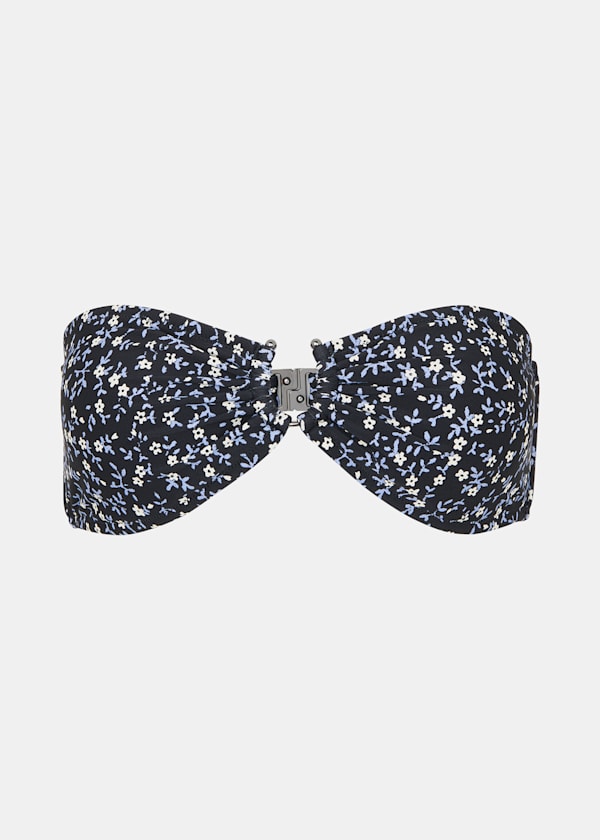 Black Forget Me Not Bandeau