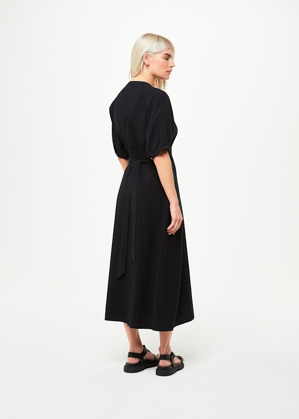 Black Petite Amber Midi Dress
