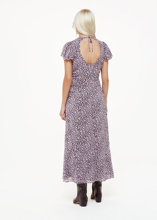Purple Petite Daisy Field Lola Dress