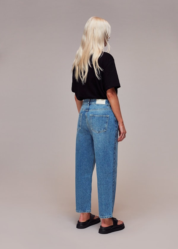 Denim Petite Authentic Hollie Button Jean