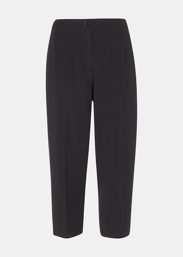 Black Petite Lila Ponte Trouser