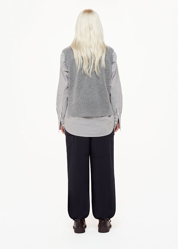 Navy Petite Grace Luxe Cargo Pant