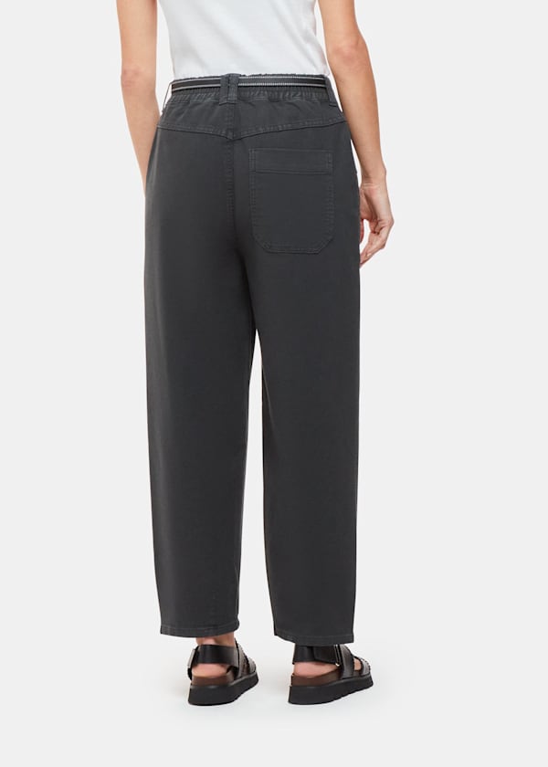 Black Petite Tessa Casual Pants 