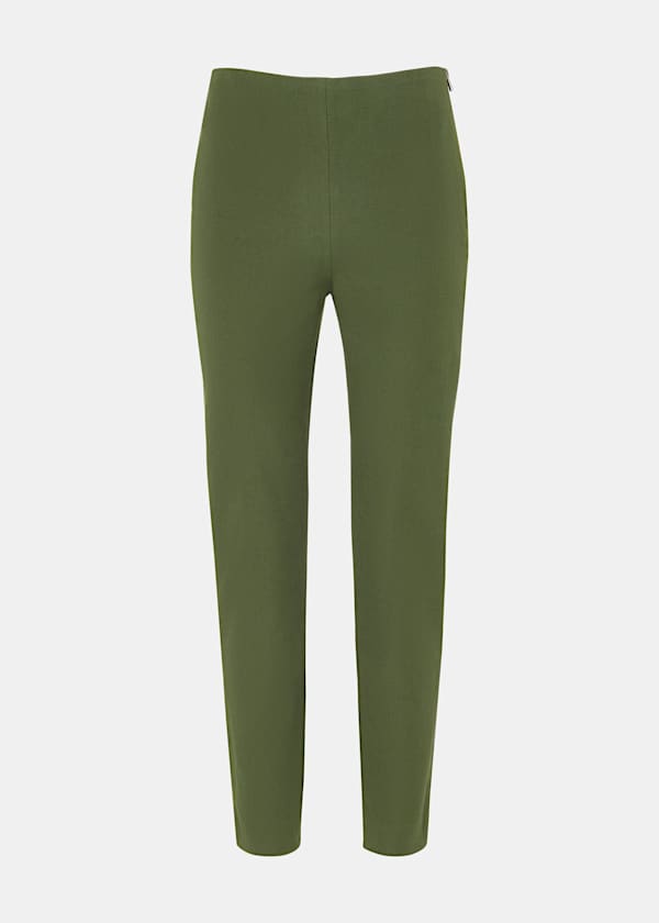 Khaki Petite Super Stretch Trouser