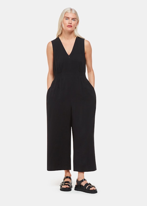 Black Petite Remmie Jumpsuit