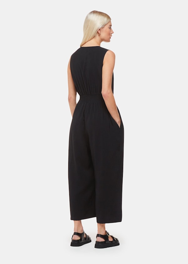 Black Petite Remmie Jumpsuit
