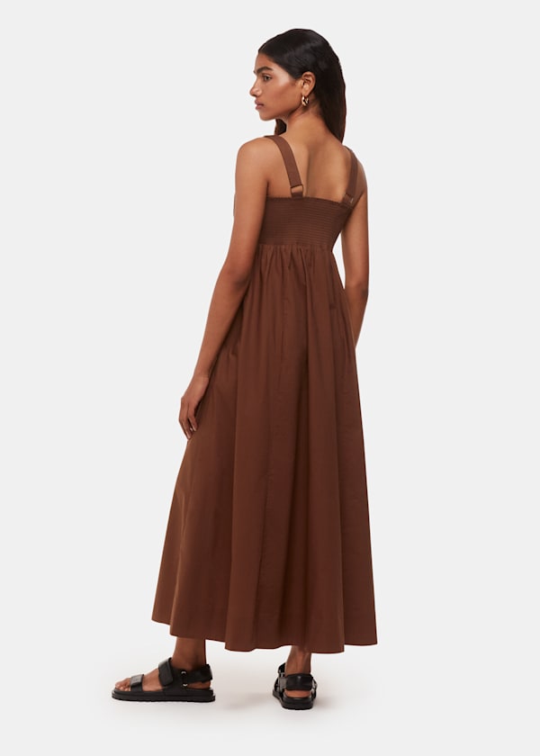 Brown Petite Anna Dress