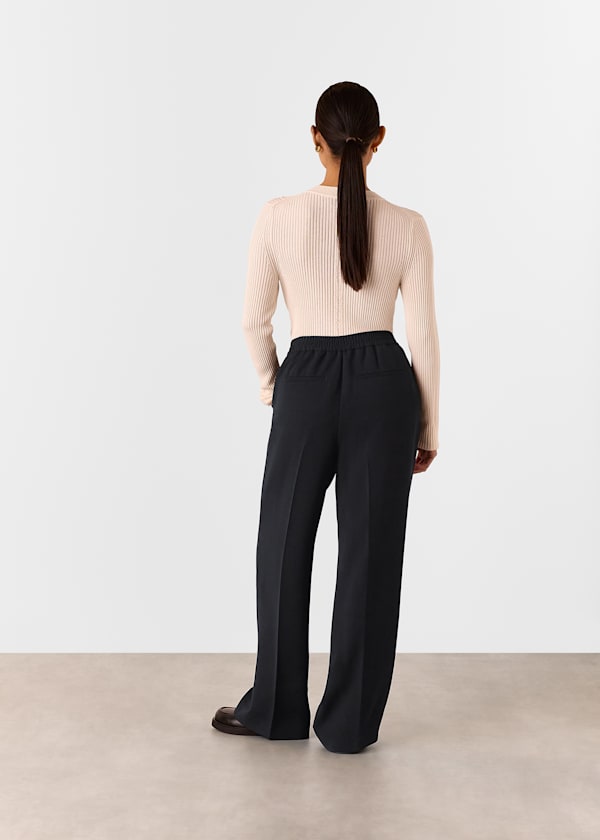 Black Petite Ultimate Crepe Trouser