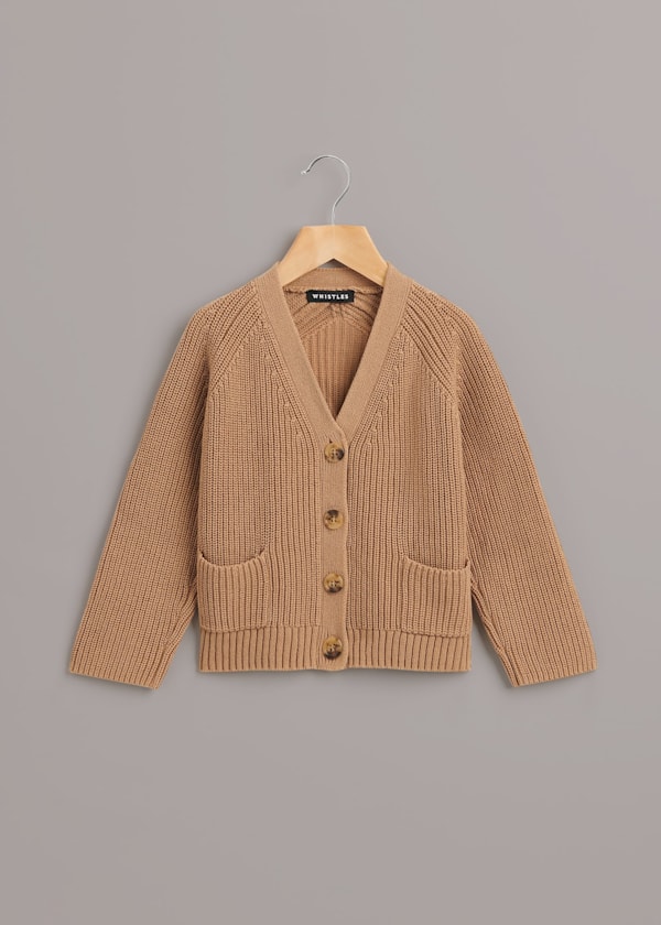 Camel Mini Nora Cardigan