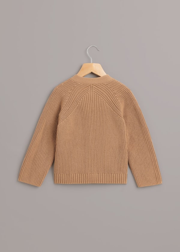 Camel Mini Nora Cardigan