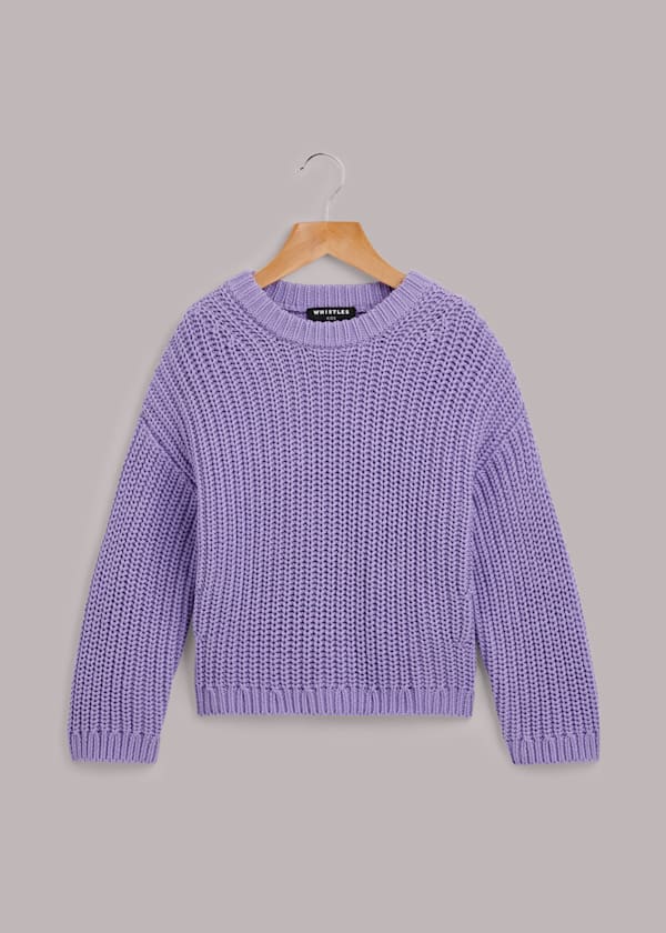 Chunky Cotton Rib Sweater