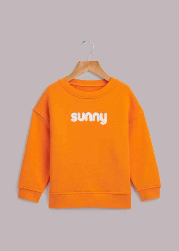 Orange Sunny Sweatshirt