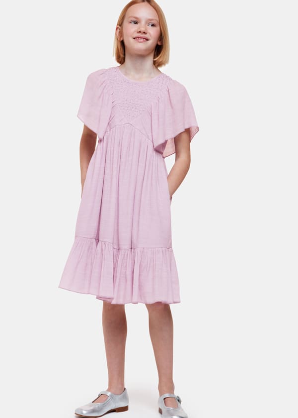 Lilac Willa Smocked Dress