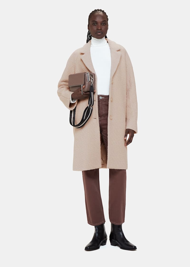 Boucle coat next shop