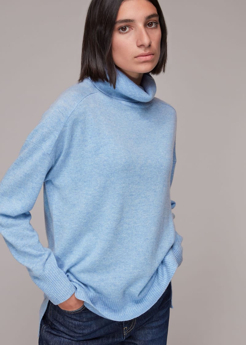 Baby blue cashmere jumper shop