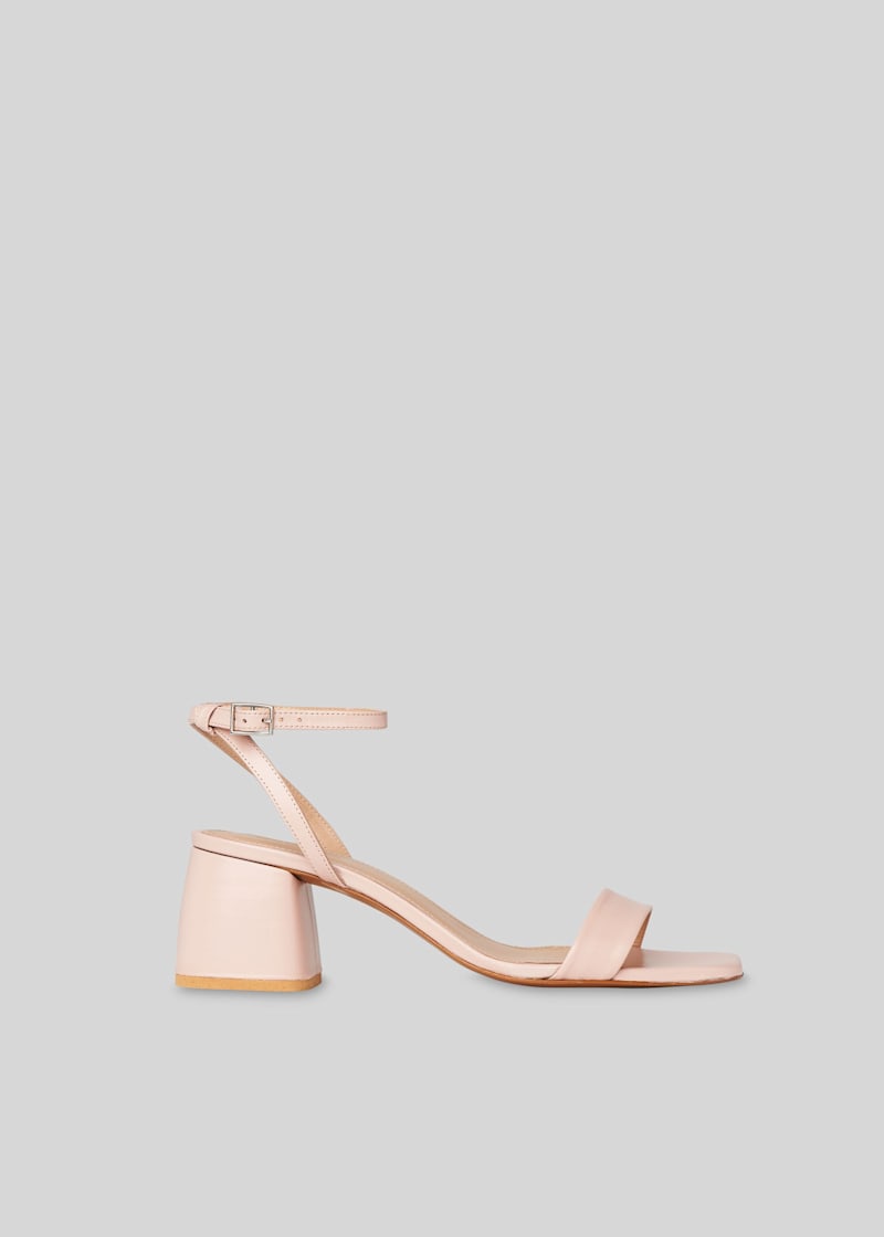 Dusky pink block heels outlet