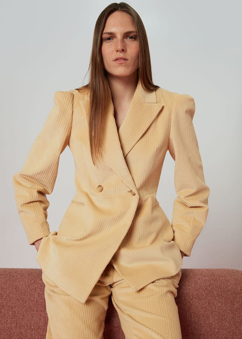 Blazer puff shoulder hot sale